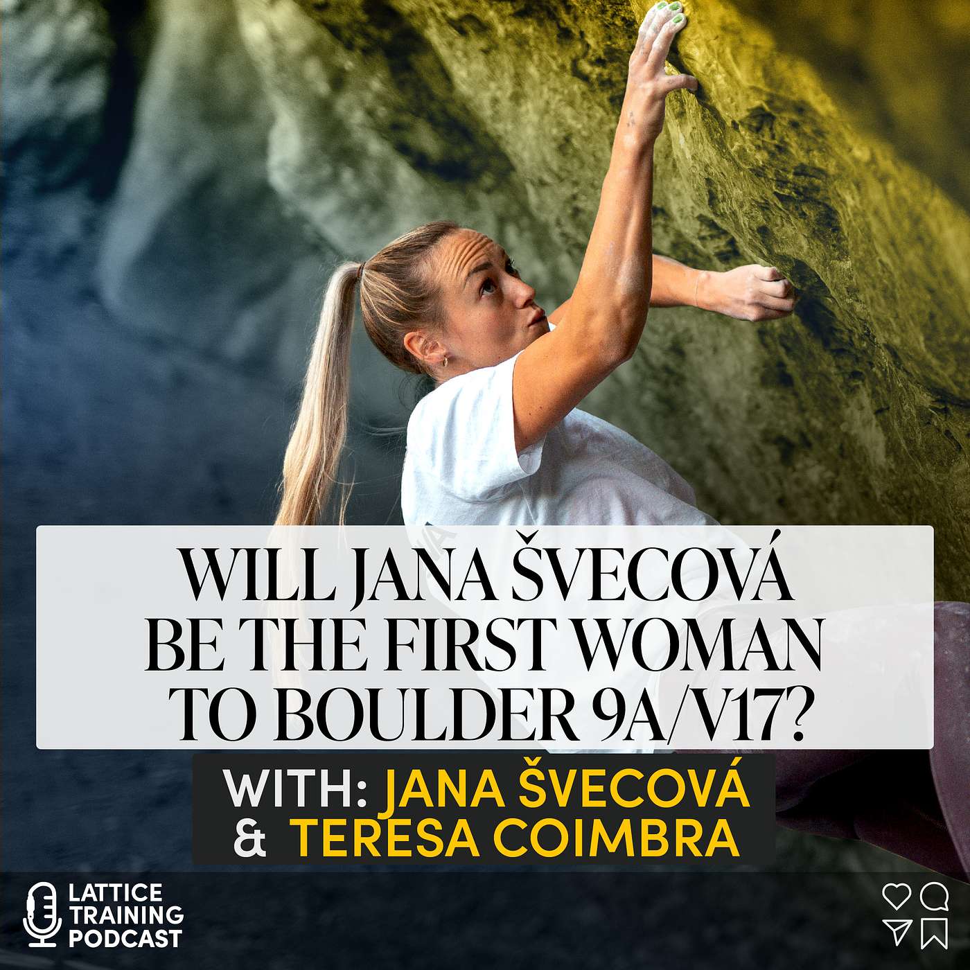 Will Jana Švecová be the first woman to boulder 9A/V17? episode artwork