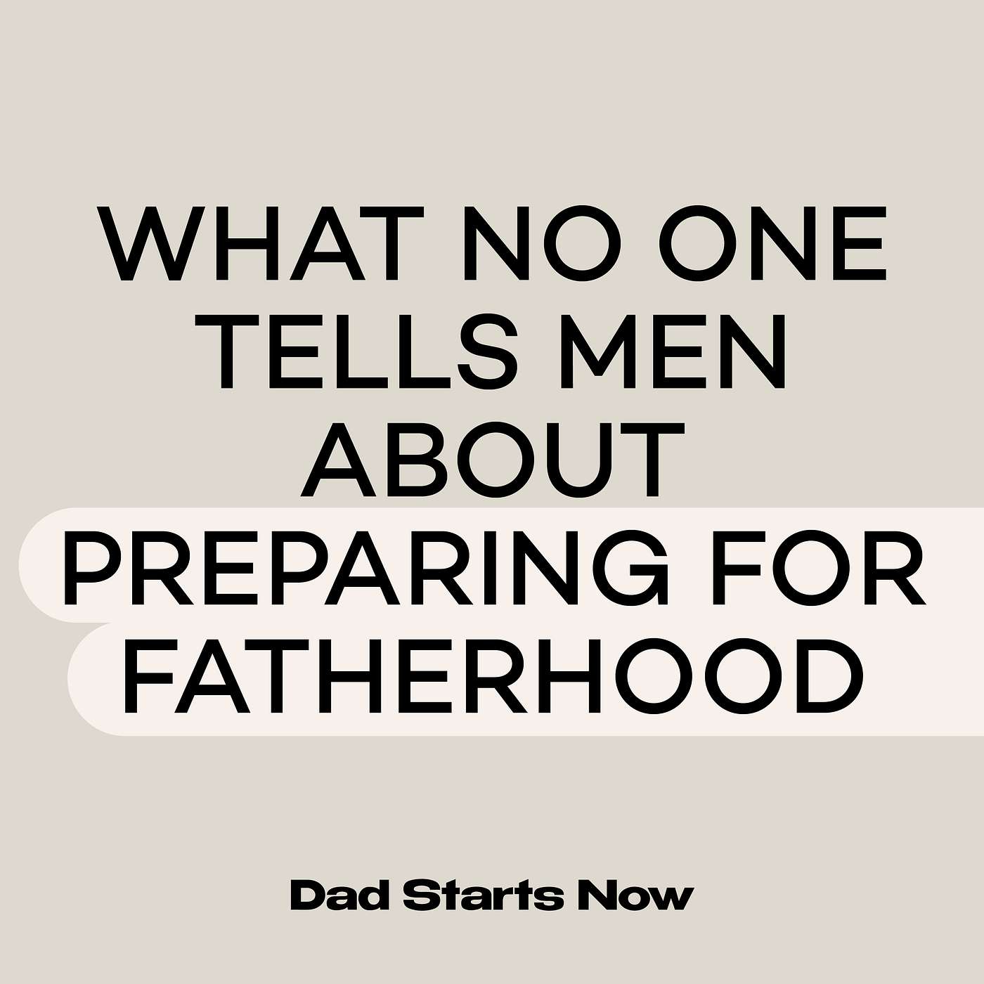 What no one tells men about preparing for fatherhood, with Jason Seeman What no one tells men about preparing for fatherhood, with Jason Seeman
