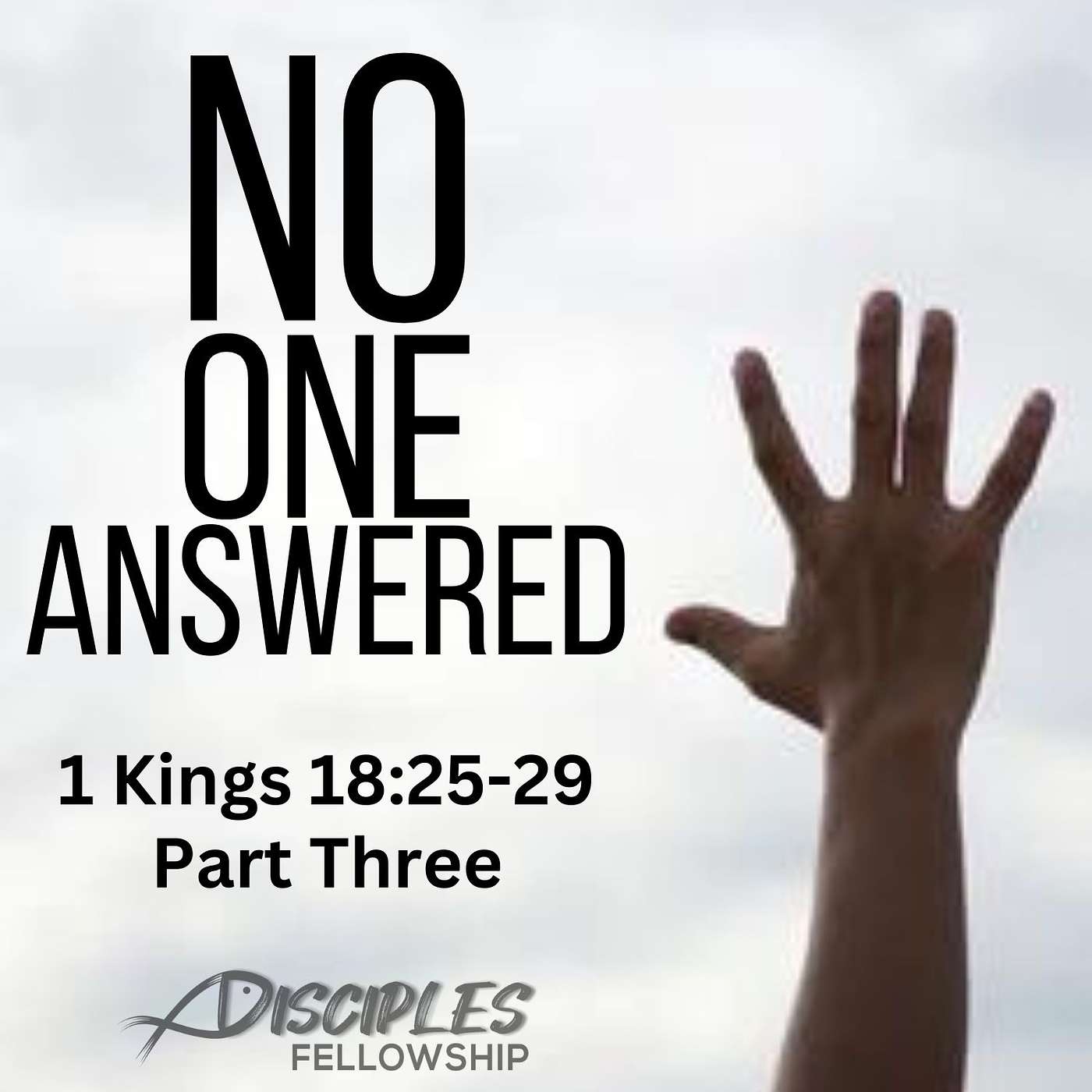 No One Answered, Part 3; 1 Kings 18:25-29