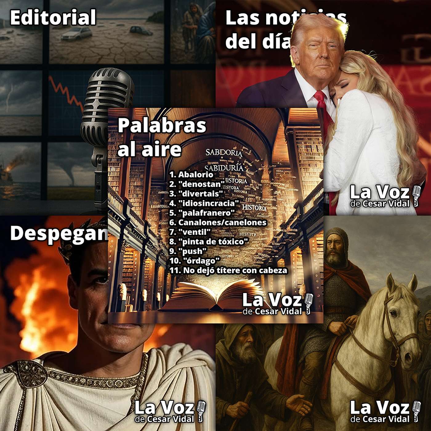 Programa Completo de La Voz de César Vidal - 22/09/25