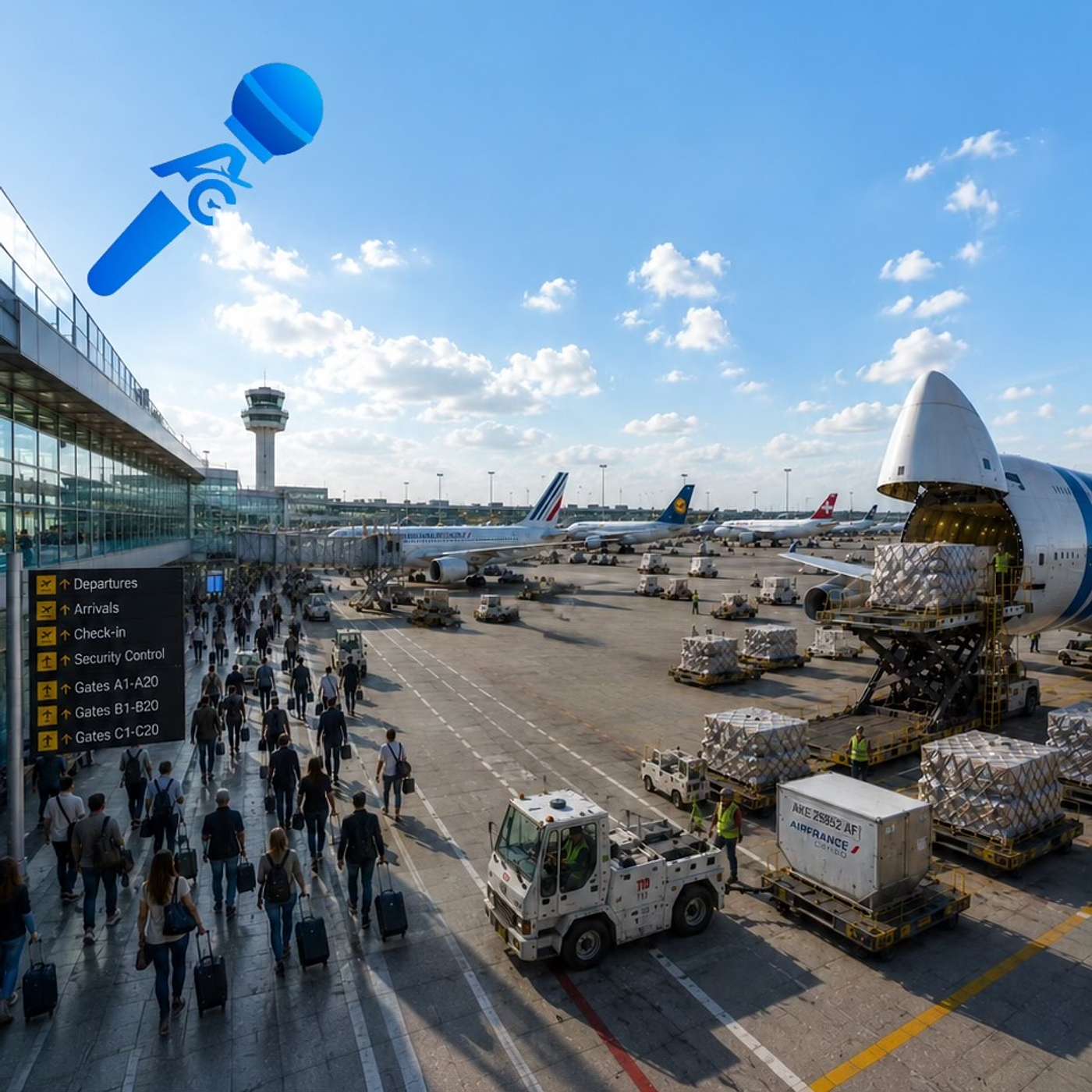 Global demand for air passengers and cargo April 2026: extraordinary change in global aviation episode artwork