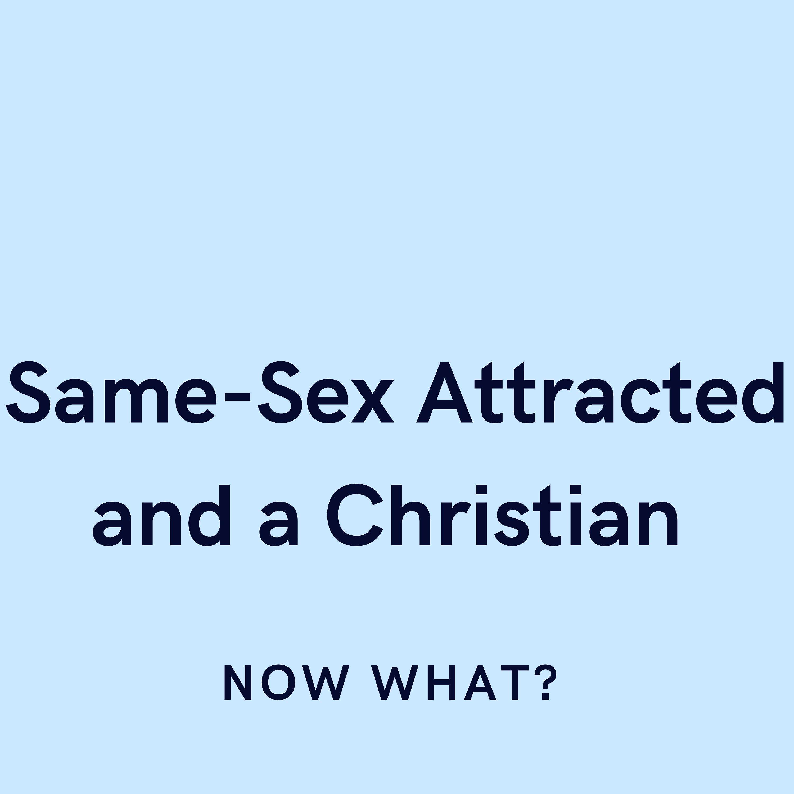Same-Sex Attracted and a Christian.  Now What?