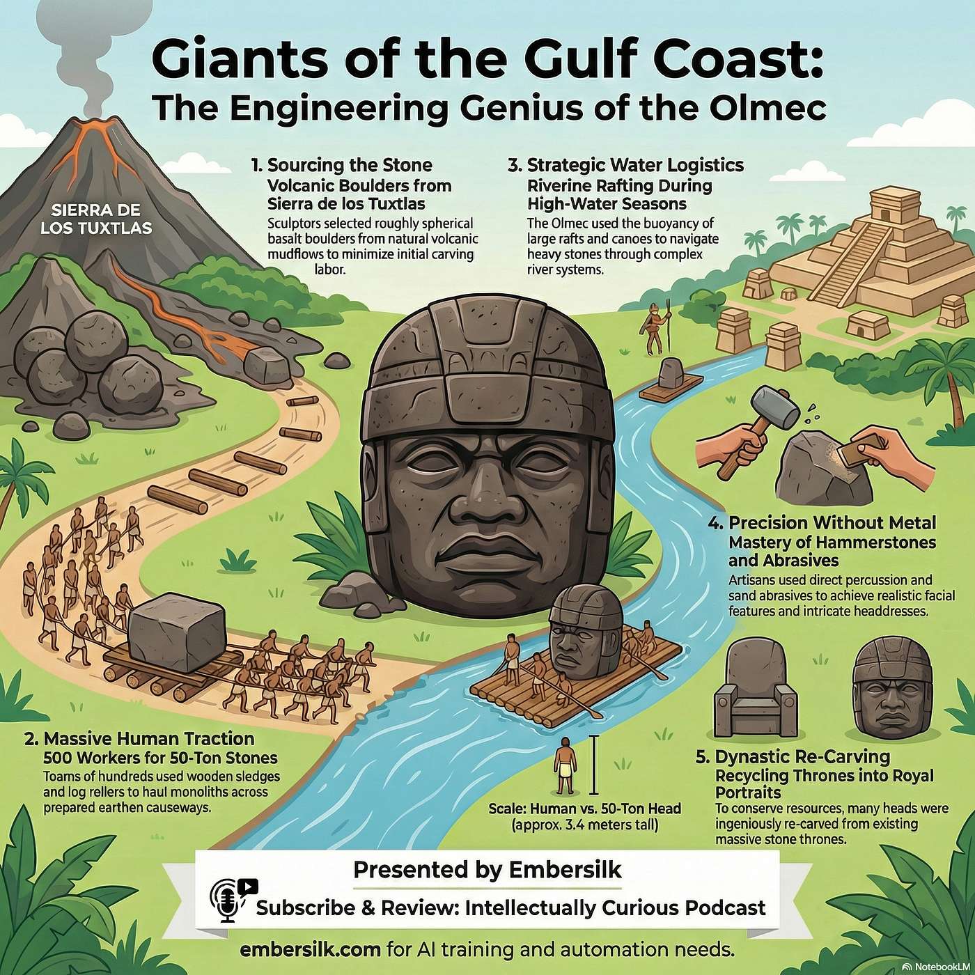 Rolling Giants: The Olmec Colossal Heads and the Logistics of Scale episode artwork