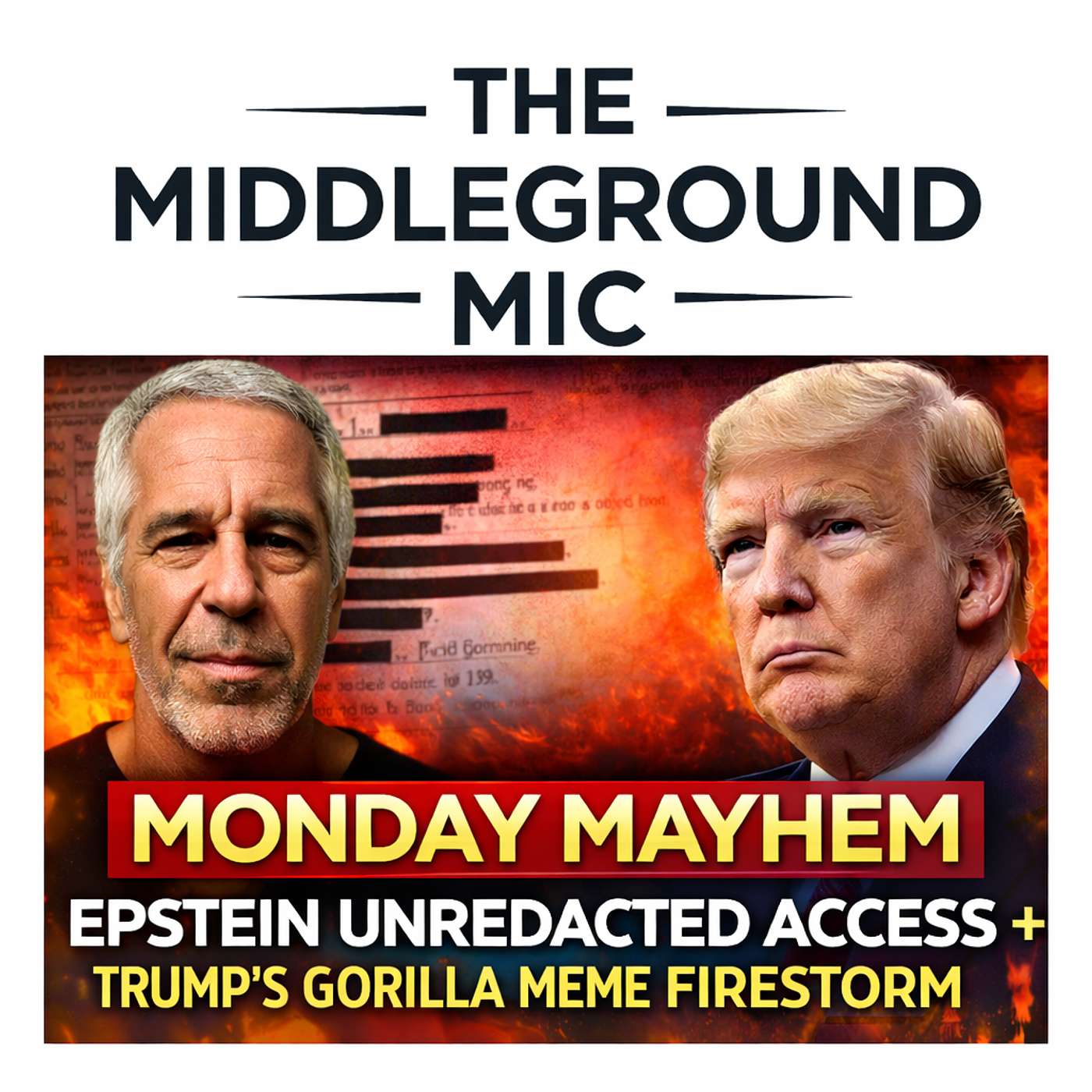Monday Mayhem: Epstein Unredacted + Trump's Gorilla Meme Firestorm