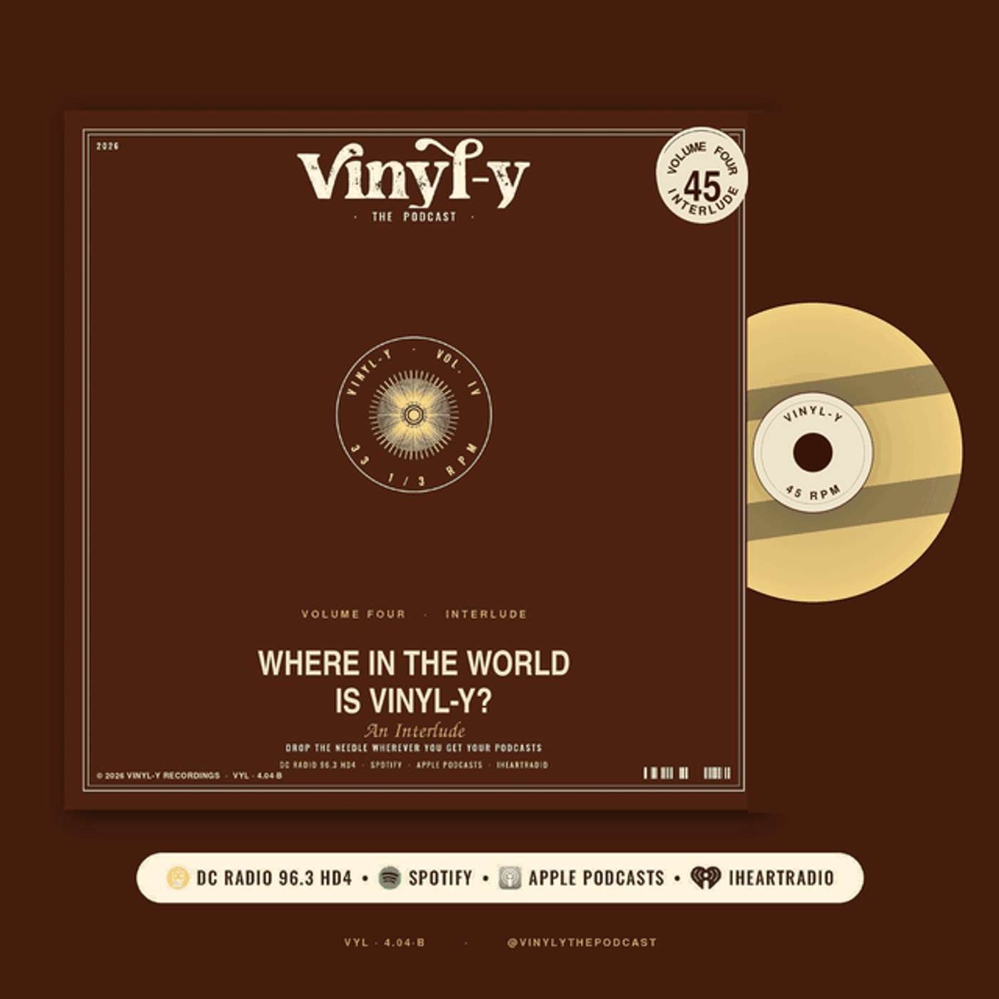 Vol. IV Where in the World is Vinyl-y feat Vishal & Tiffany episode artwork
