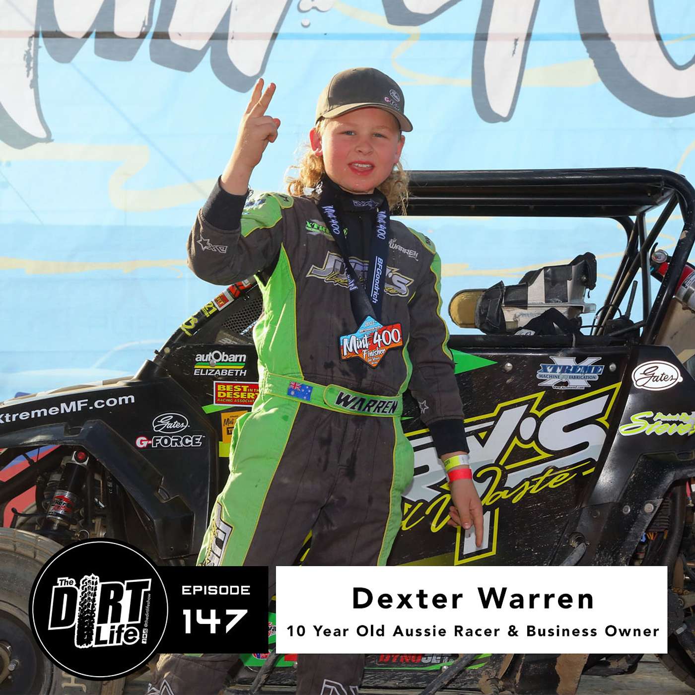 Dexter Warren - 10 Year Old Australian SXS Racer & Business Owner