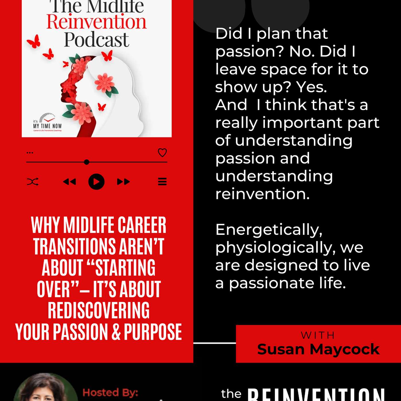 #183: Why Midlife Career Transitions Aren’t About “Starting Over”—It’s About Rediscovering Your Passion & Purpose, with Susan Maycock