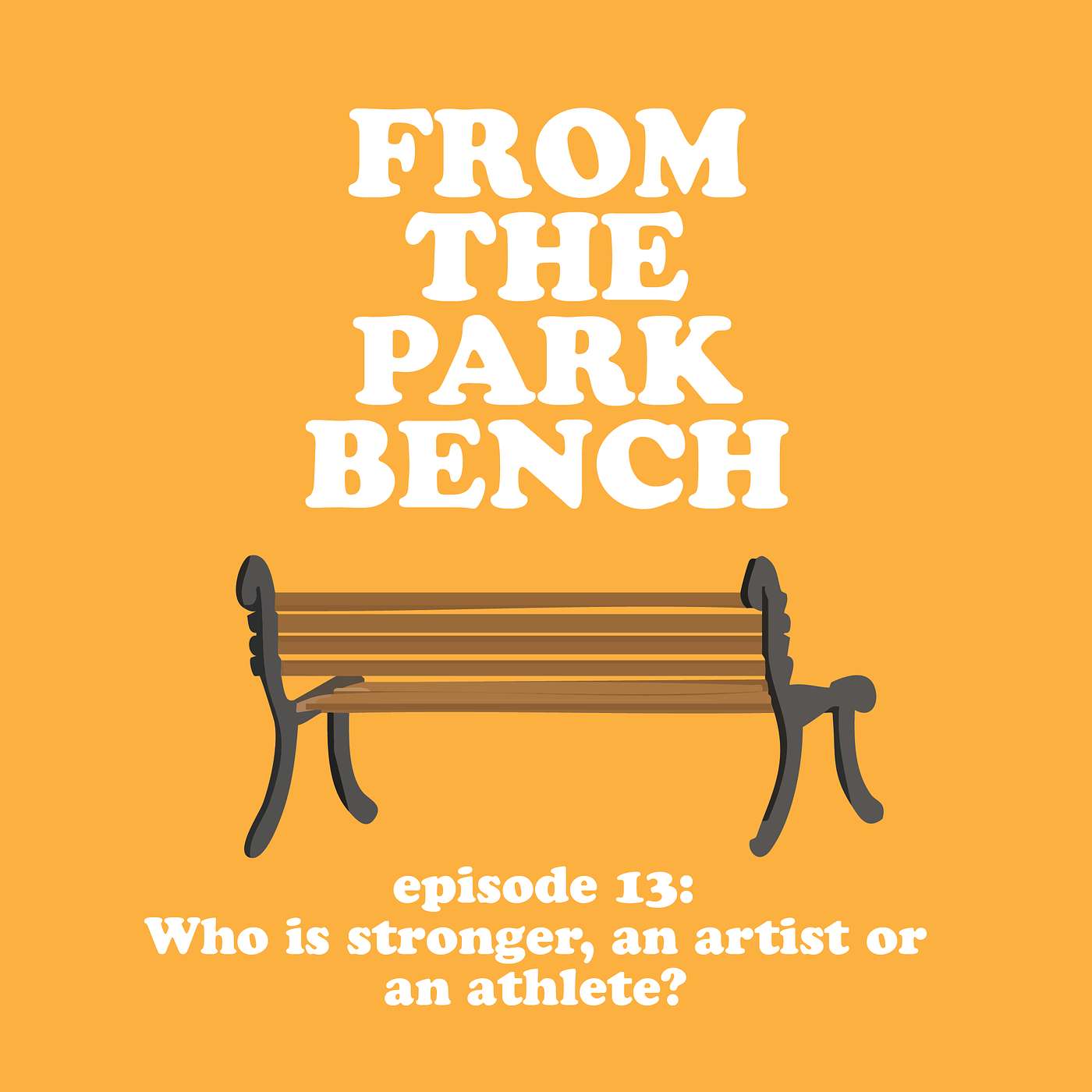 From The Park Bench - Where arts and sports connect...or collide?!