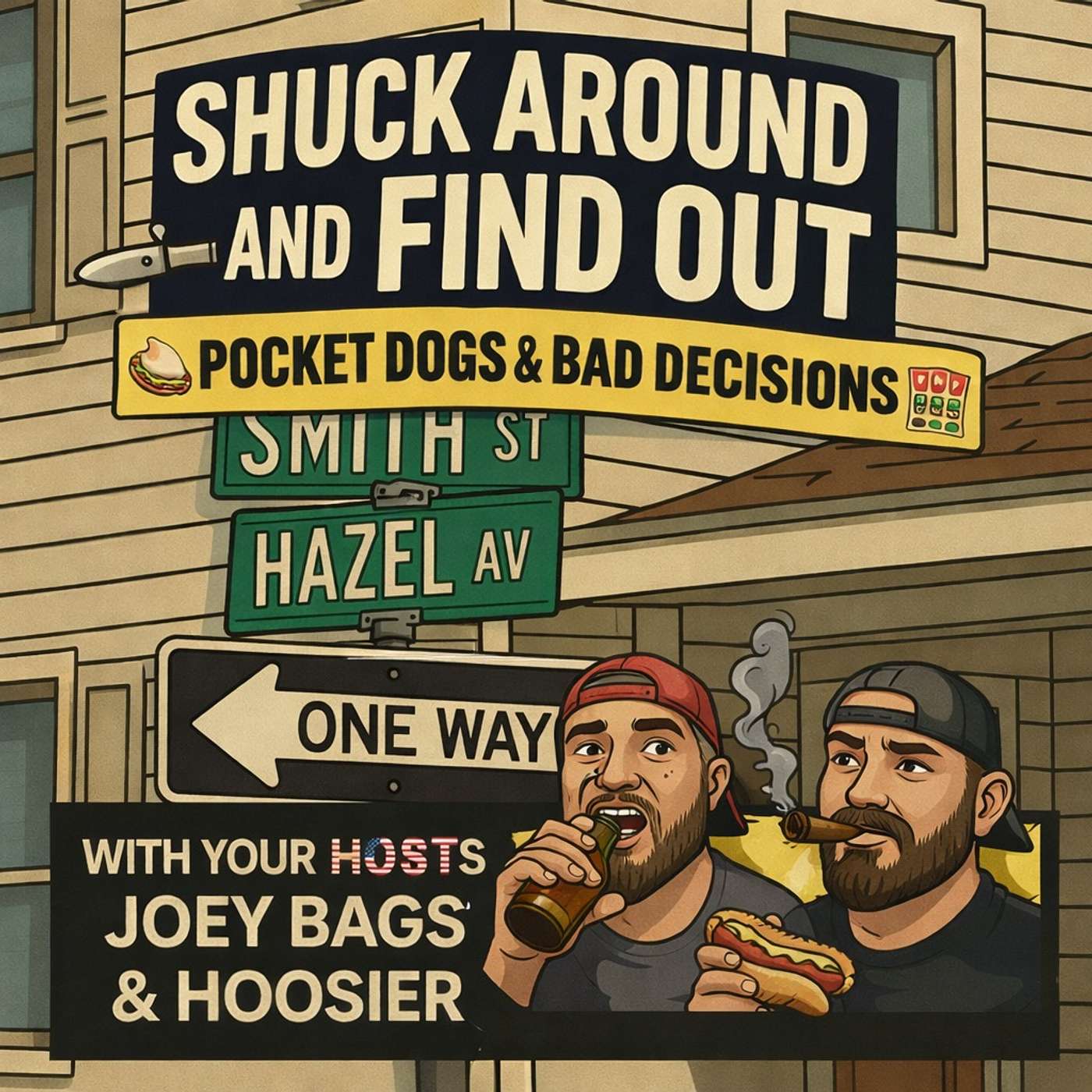 (Ep 34) Shuck Around and Find Out: Pocket Dogs & Bad Decisions 🦪🌭🍻🎰 episode artwork