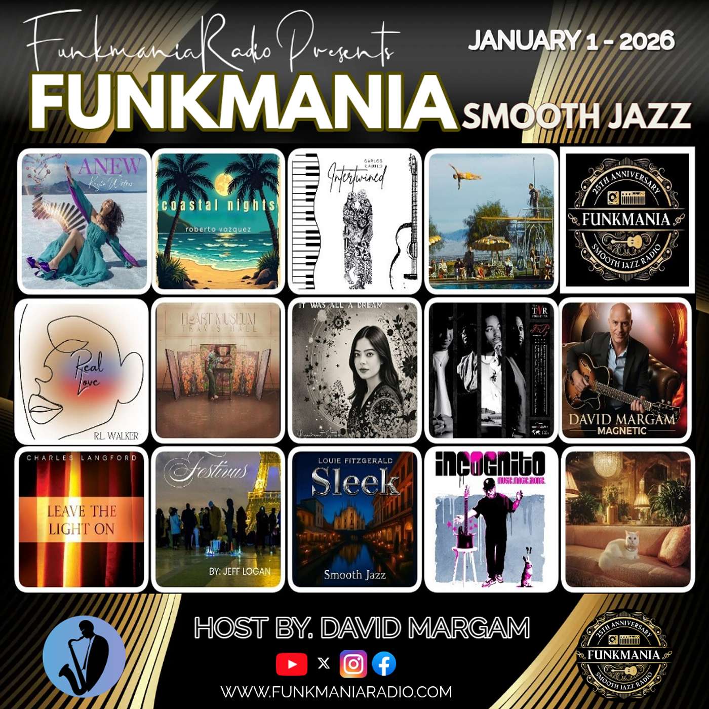 Funkmania Smooth Jazz | Enero1 | 2026 Funkmania Smooth Jazz | Enero1 | 2026
