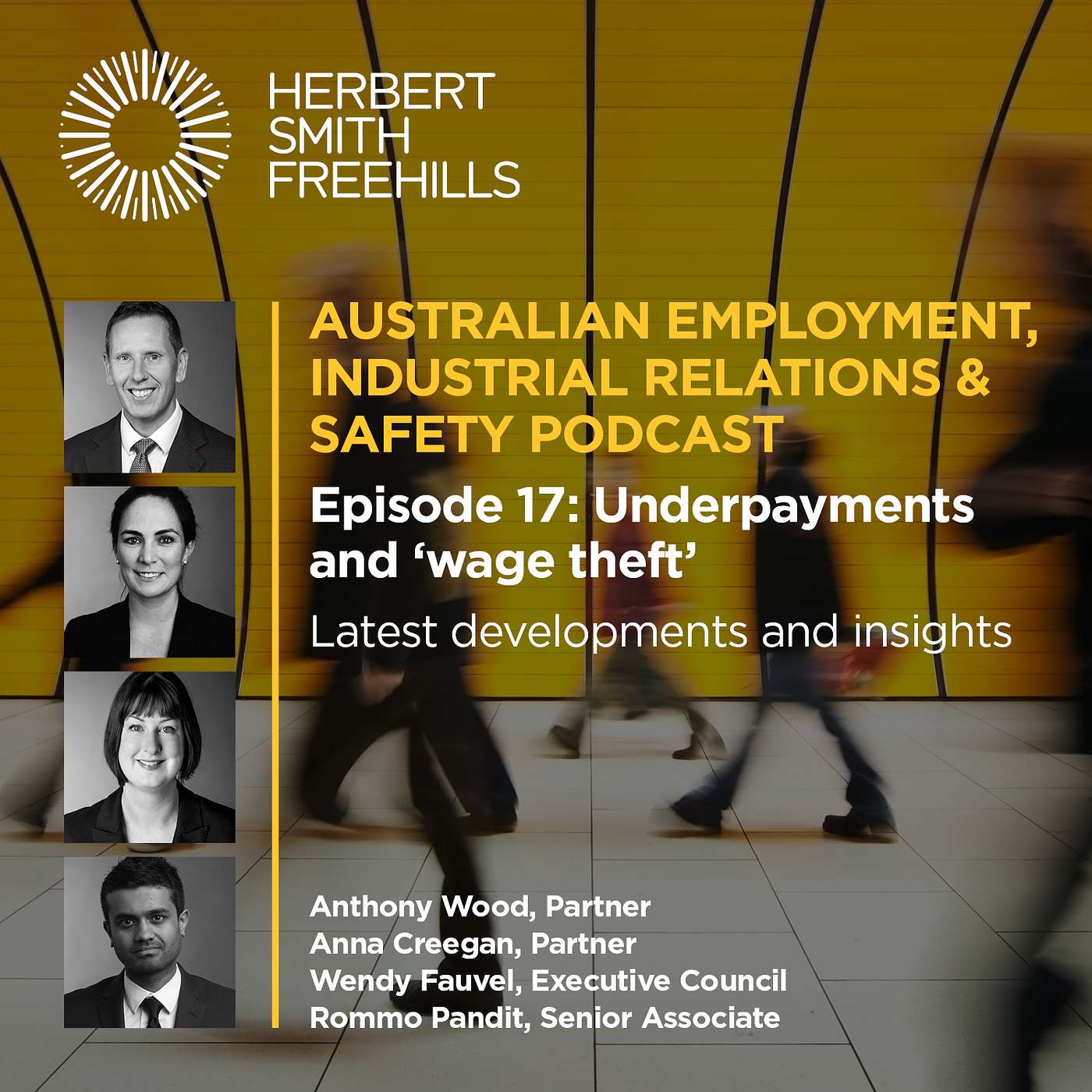 Australian EIRS Podcast EP17: Underpayments and ‘wage theft’ – latest developments and insights episode artwork