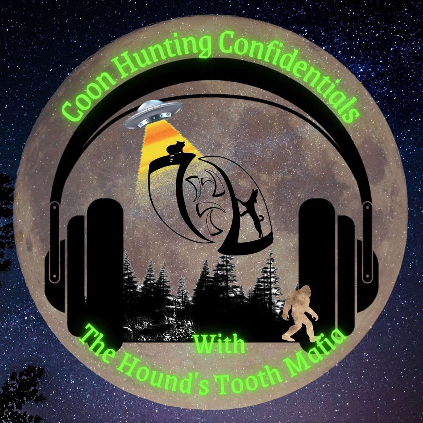 CHC Ep # 20 "Coon Hunting the Haunted Woods of Hatchet Hill" episode artwork