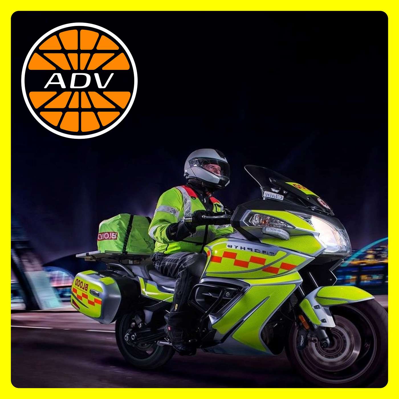 Blood Bikers (not what you think) live from the UK and ADV Cannonball Rally News!