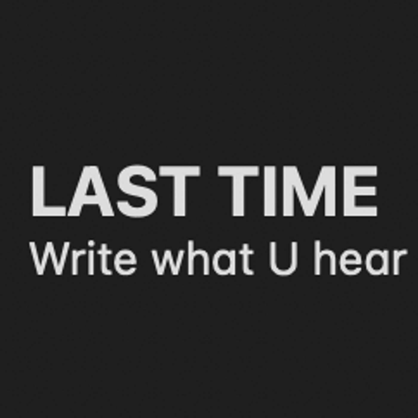 Finally, SPONTANEOUS CONVERSATION | just write the scene & emphasis of importance of giving people your time/attention/energy to MAKE NEW MEMORIES
