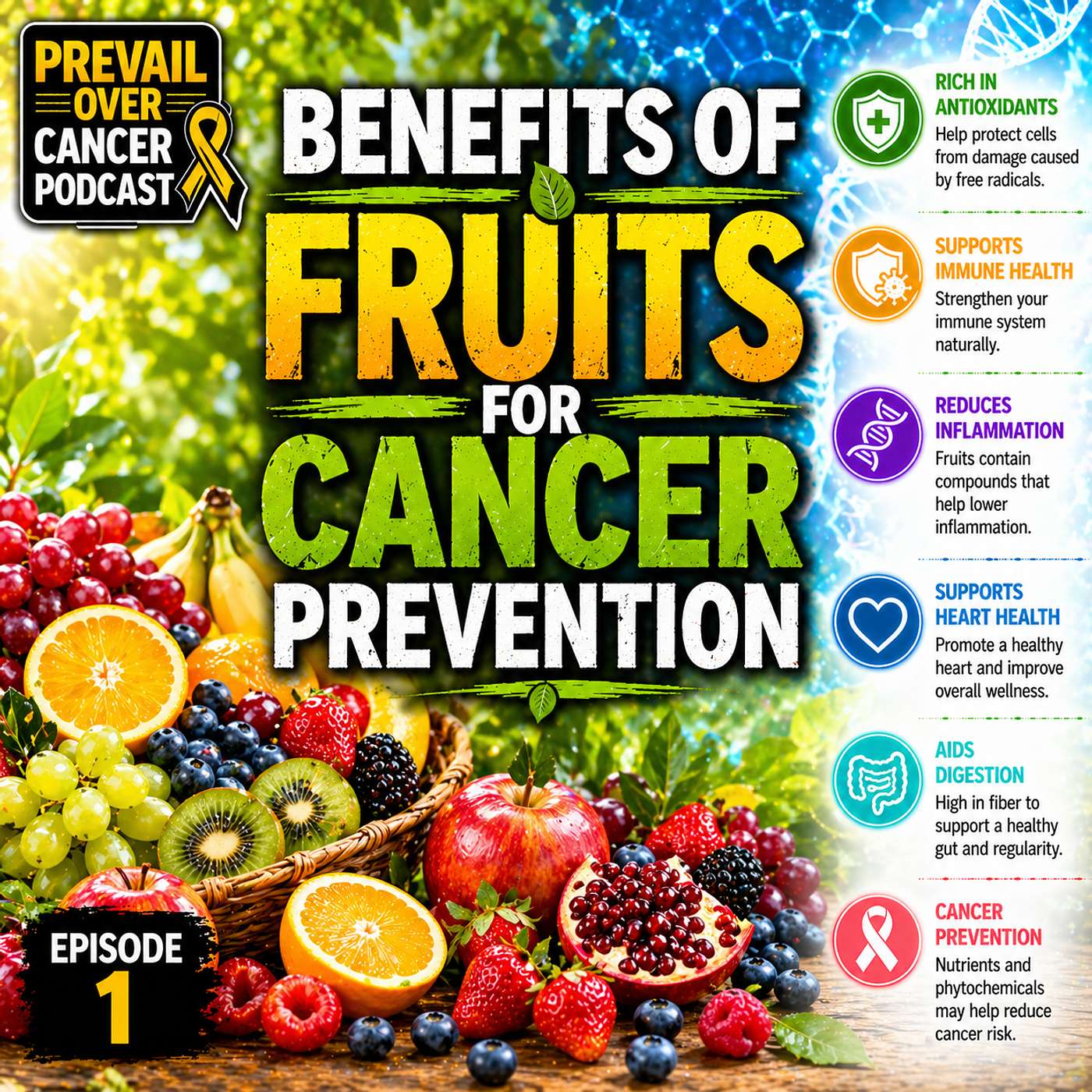 The Benefits Of Fruits For Cancer Prevention episode artwork