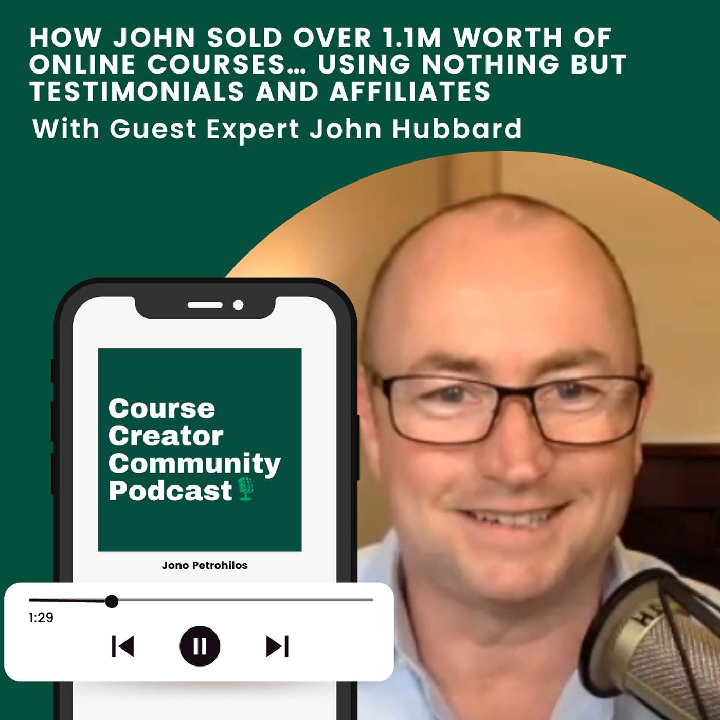 How John sold over 1.1M worth of online courses… using nothing but testimonials and affiliates