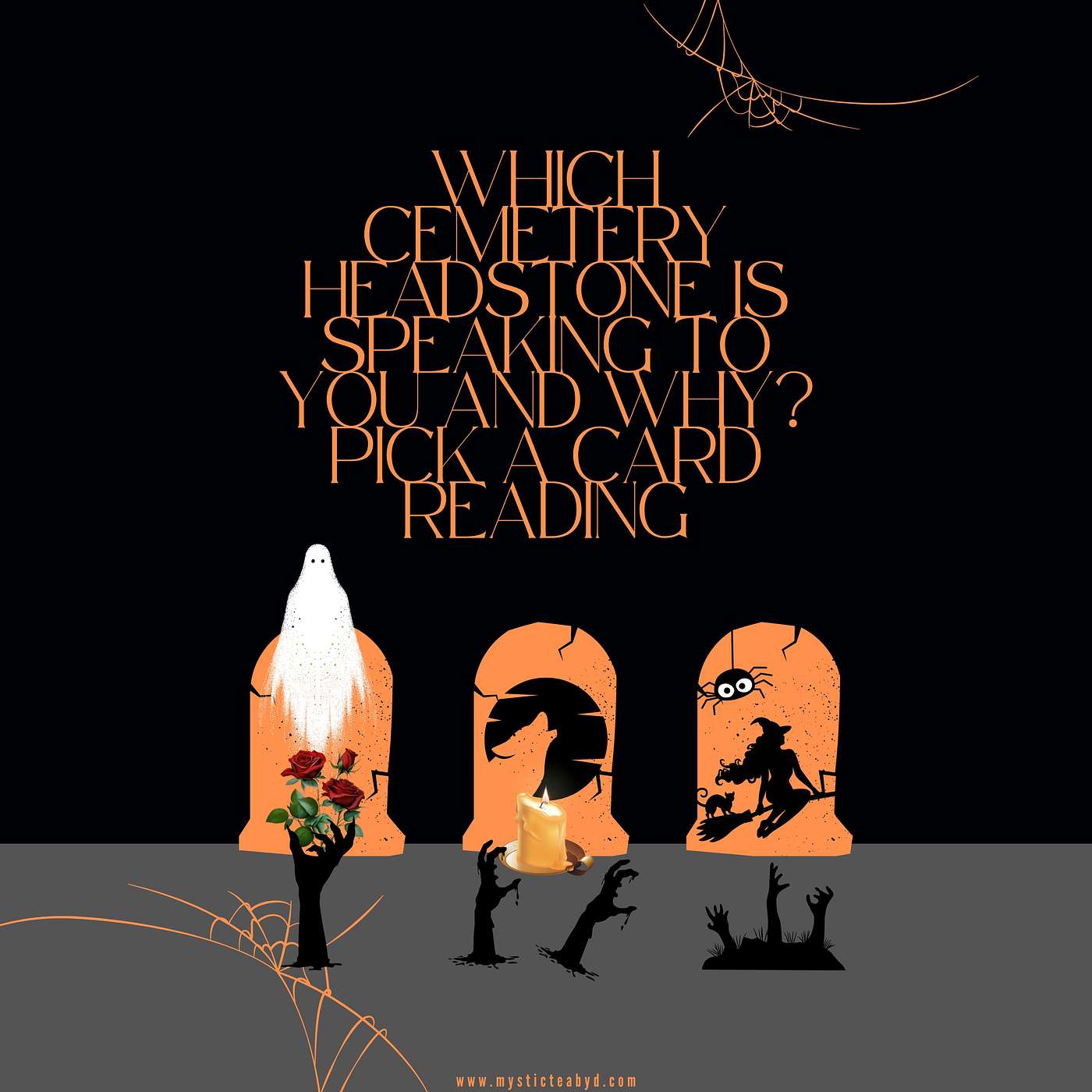 Which Cemetery Headstone is Speaking to You and Why? Witch and Spider Tombstone#3 episode artwork