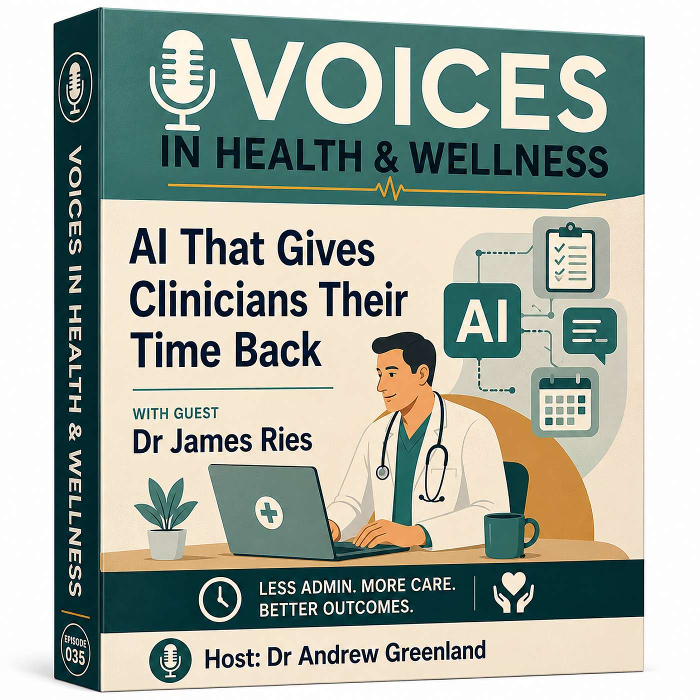 AI That Gives Clinicians Time Back with Dr James Ries episode artwork