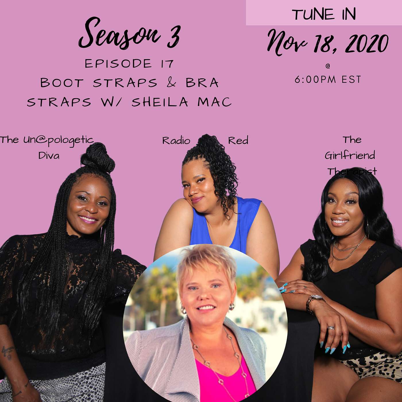 Herspiration Happy Hour Season 3, Episode 17,  Boot Straps & Bra Straps w/ Shelia Mac