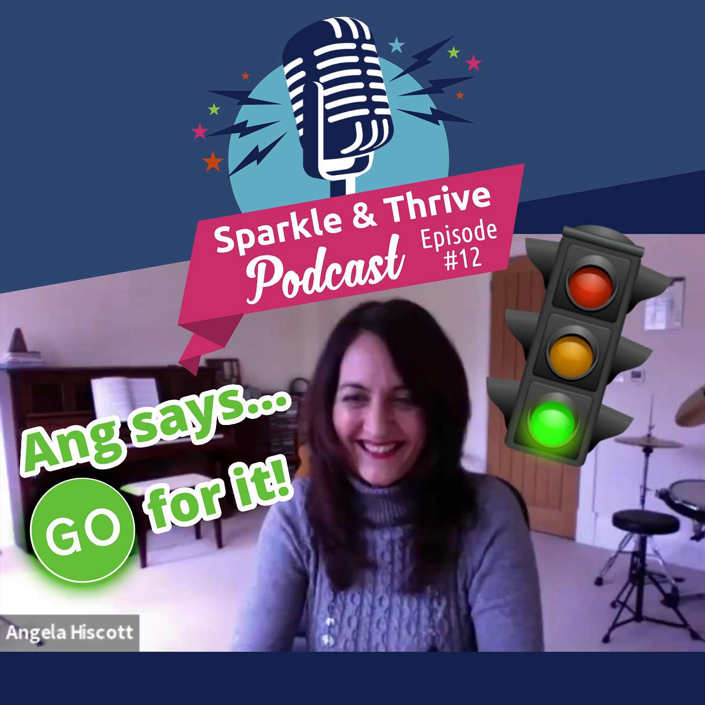 [Episode 12] Superstar Angela Hiscott tells us about how she used her social media skills to help a music band more than double their social media following episode artwork