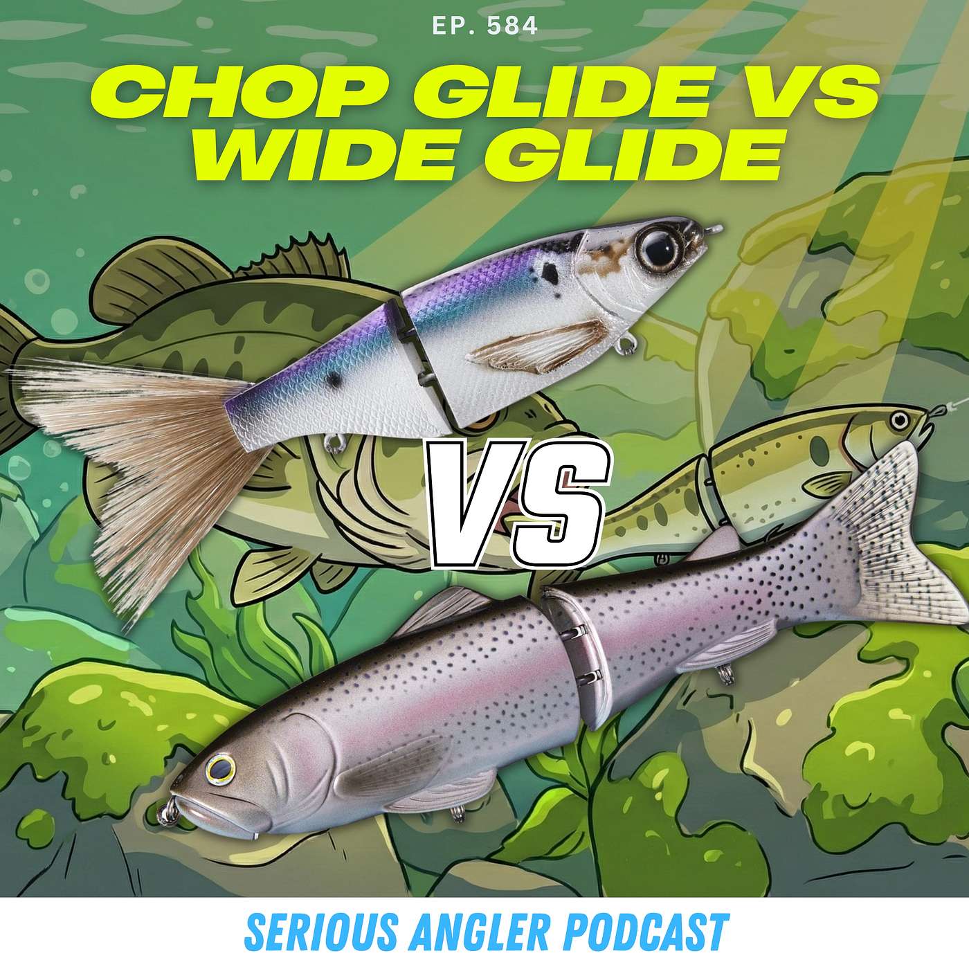 Choosing the Right Glidebait for Big Bass! (Chopping vs Wide Glide)