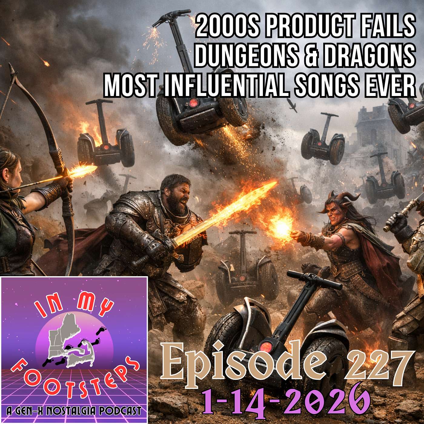 Episode 227: Dungeons & Dragons, 2000s Product Fails, Most Influential Songs Ever(1-14-2026)