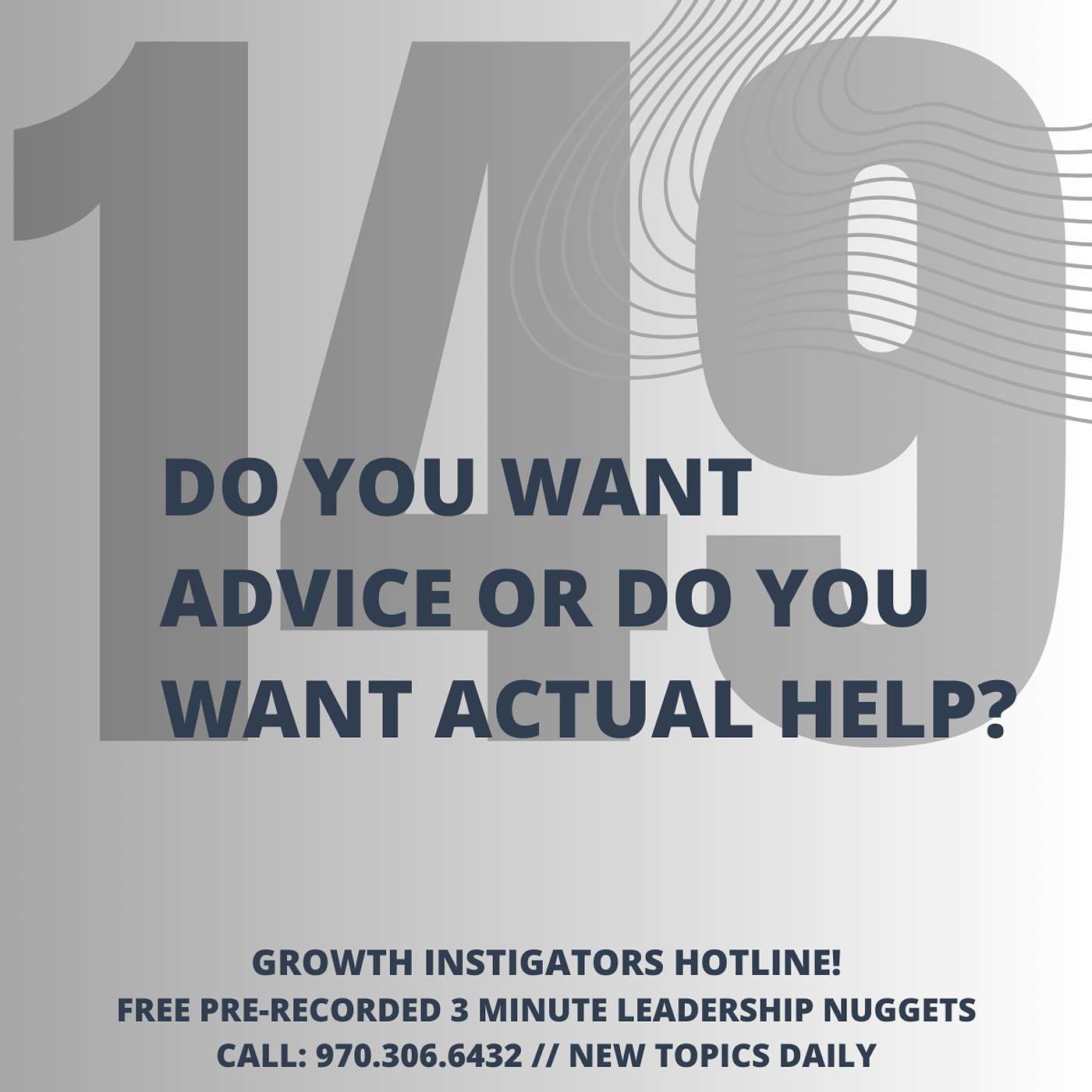 #149 Do you want advice or do you want actual help? episode artwork