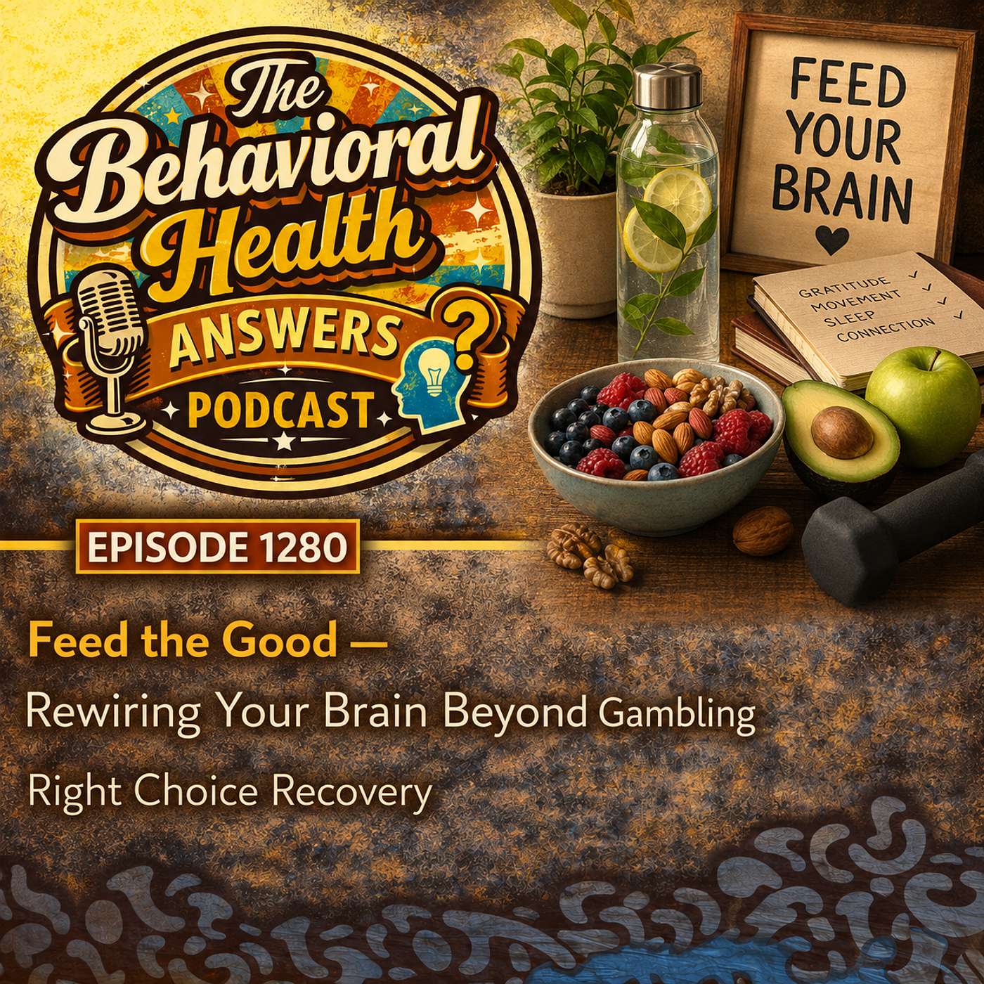 Episode 1280: Feed the Good - Rewiring Your Brain Beyond Gambling | Right Choice Recovery episode artwork