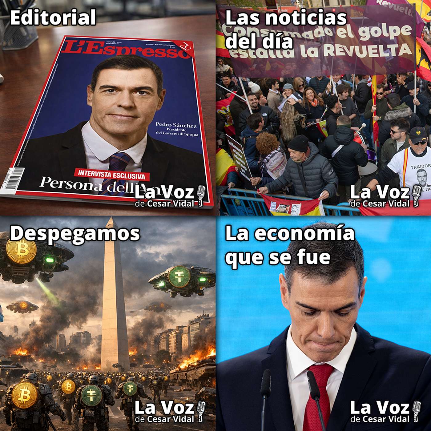 Programa Completo de La Voz de César Vidal - 16/12/25