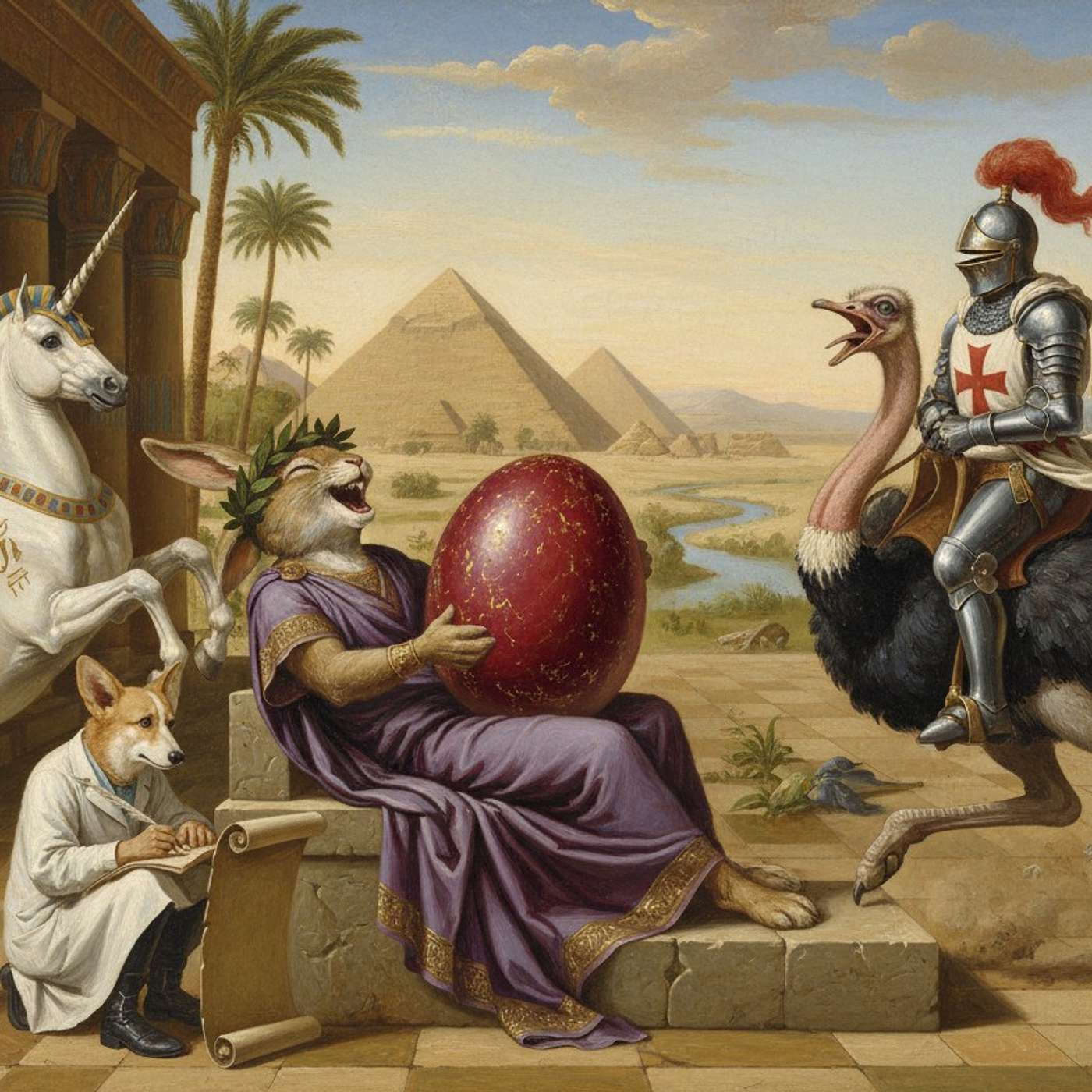 KEMETIC PHILOSOPHY: MA’AT, Neteret of Truth (Part 4) - Ostriches and Easter Eggs