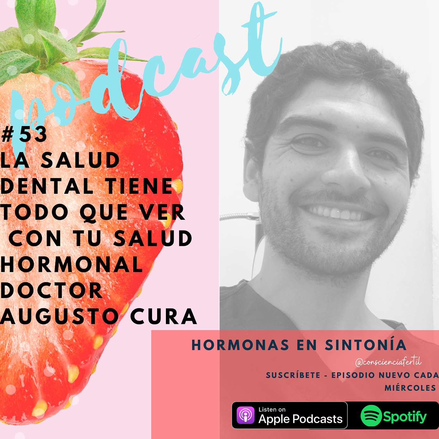 E 53: La Salud Dental tiene todo que ver con tu salud hormonal con el Dr. Augusto Cura