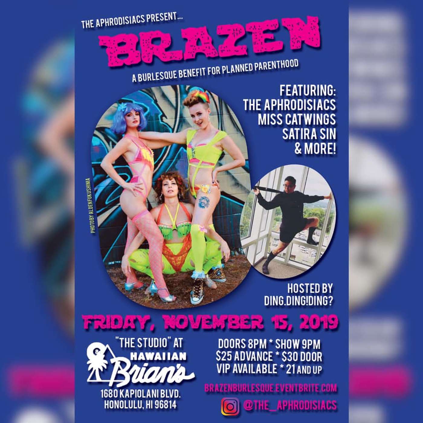Interview with RayRay from the Aphrodisiacs Burlesque Revue about Brazen Burlesque episode artwork
