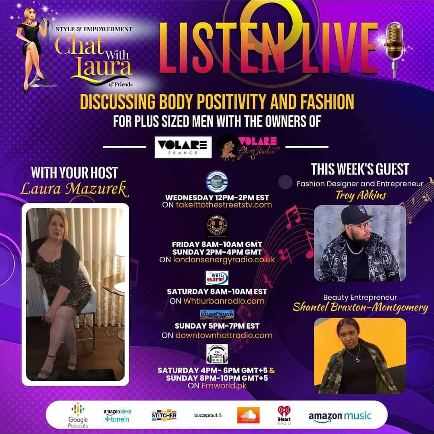 Style & Empowerment Chat With Laura & Friends Radio