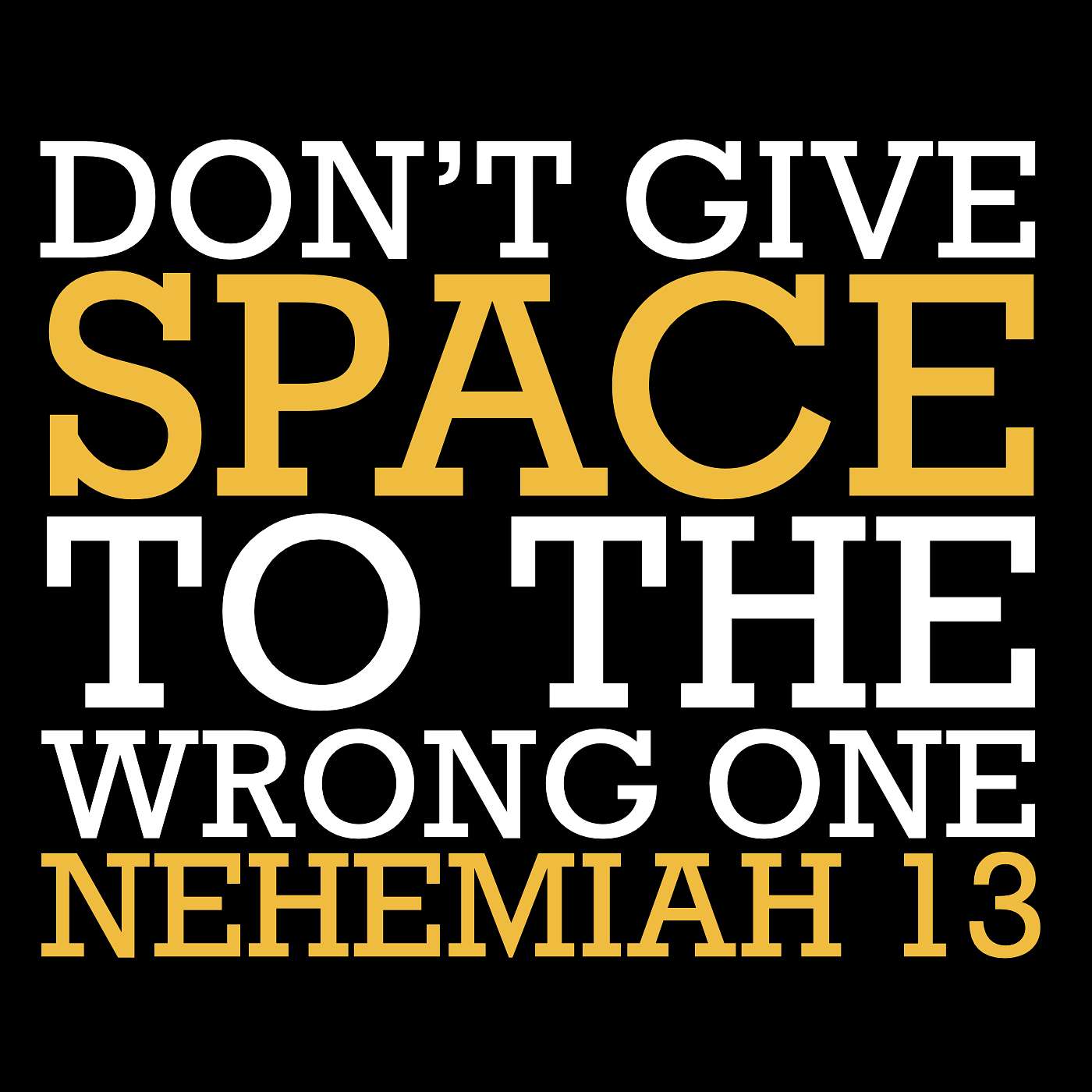 11/2/25 Don't Give Space To The Wrong One episode artwork