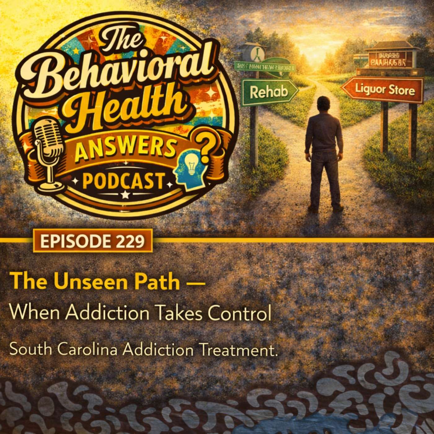 Episode 229: The Unseen Path - When Addiction Takes Control | South Carolina Addiction Treatment episode artwork