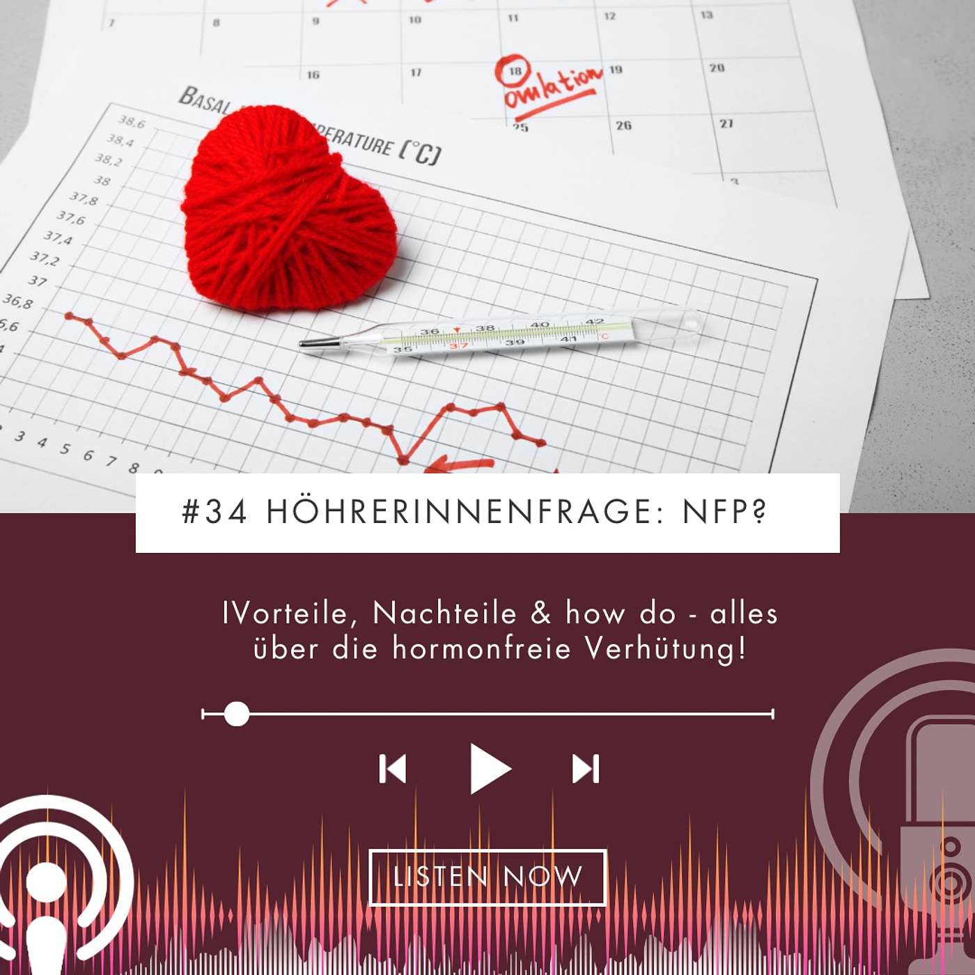 #34 Hörerinnenfrage: NFP - alles über Vorteile, Sicherheit & Anwendung der hormonlosen Verhütungsmethode