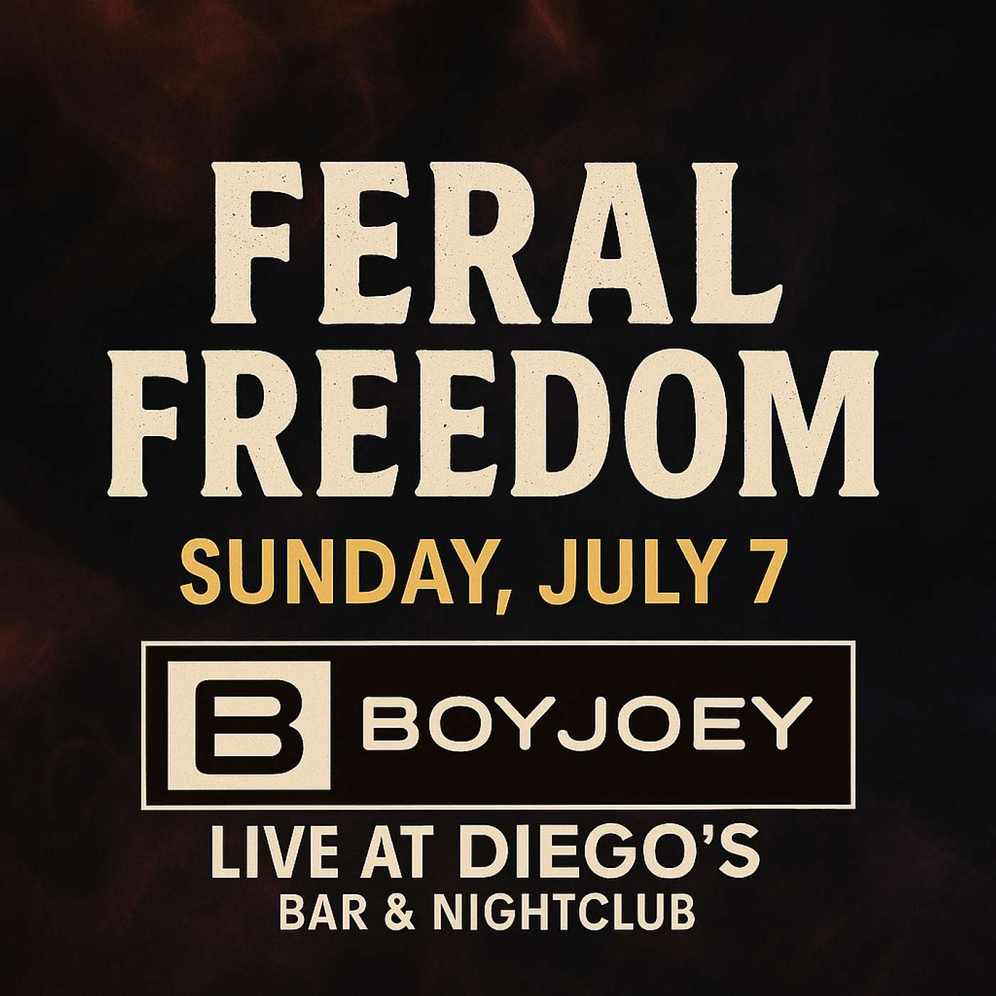 Episode 9 - Feral Freedom – Live at Diego’s (Closing Set)