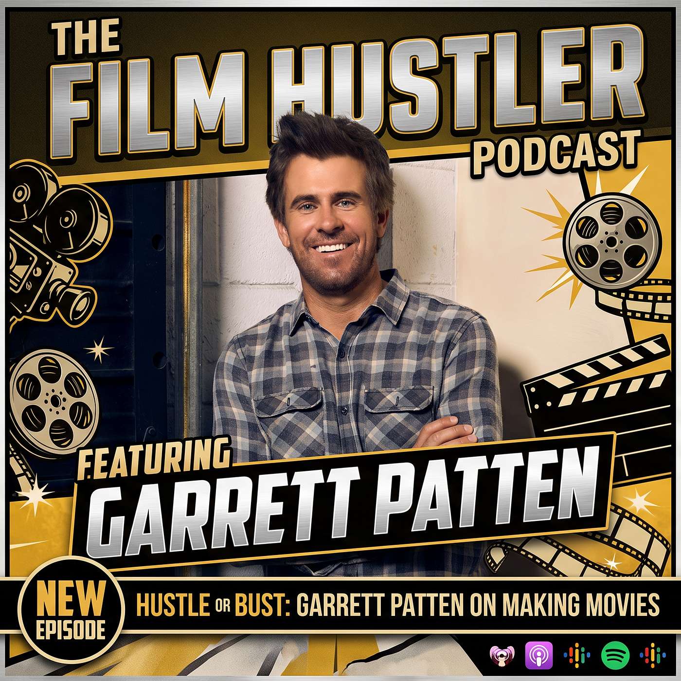 Garrett Patten talks working with Matt Damon and his latest film with Adrian Grenier SELF CUSTODY episode artwork