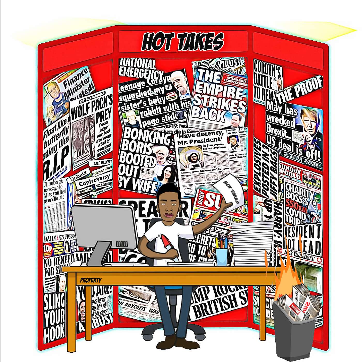 Hot Takes podcast artwork