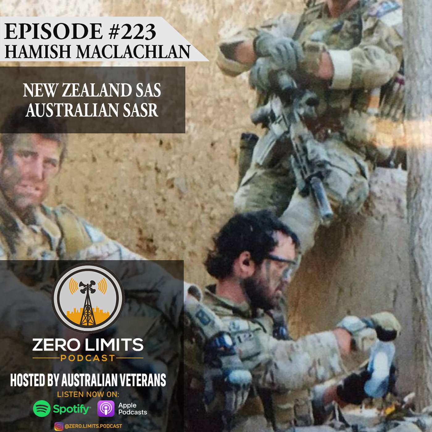Ep. 223 Hamish Maclachlan New Zealand SAS and Australian SASR