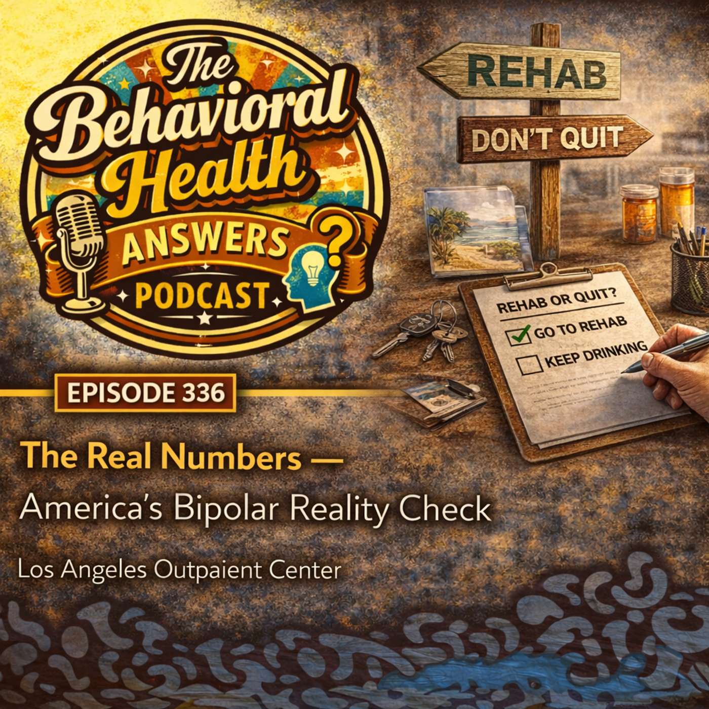Episode 336: The Real Numbers - America's Bipolar Reality Check | Los Angeles Outpatient Center episode artwork