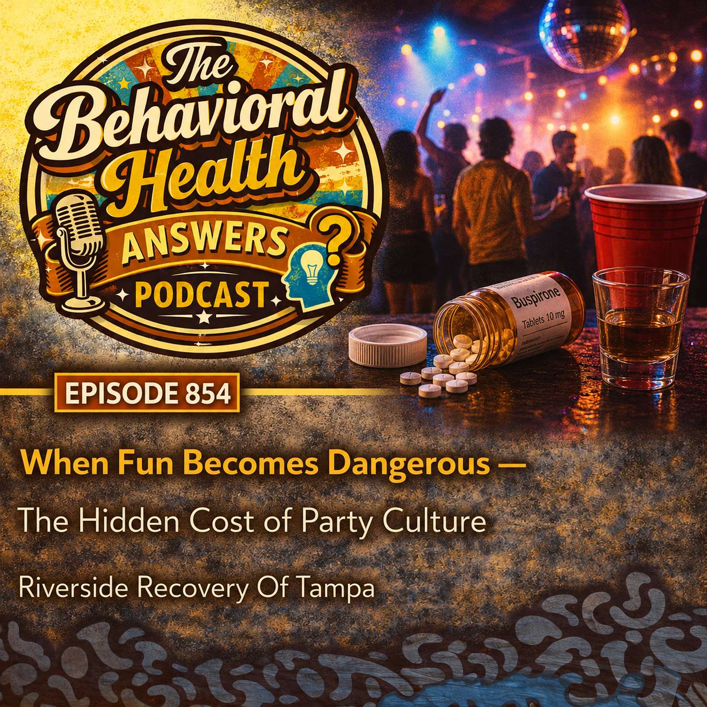 Episode 854: When Fun Becomes Dangerous - The Hidden Cost of Party Culture | Riverside Recovery Of Tampa episode artwork