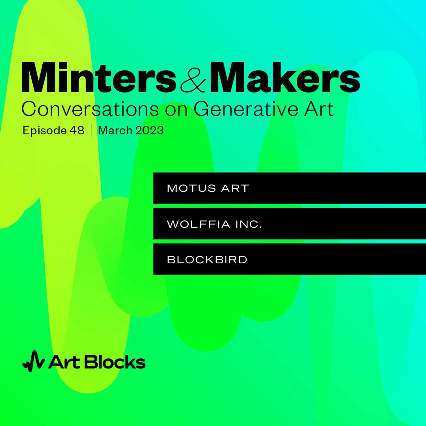 Motus Art, Wolffia Inc., blockbird