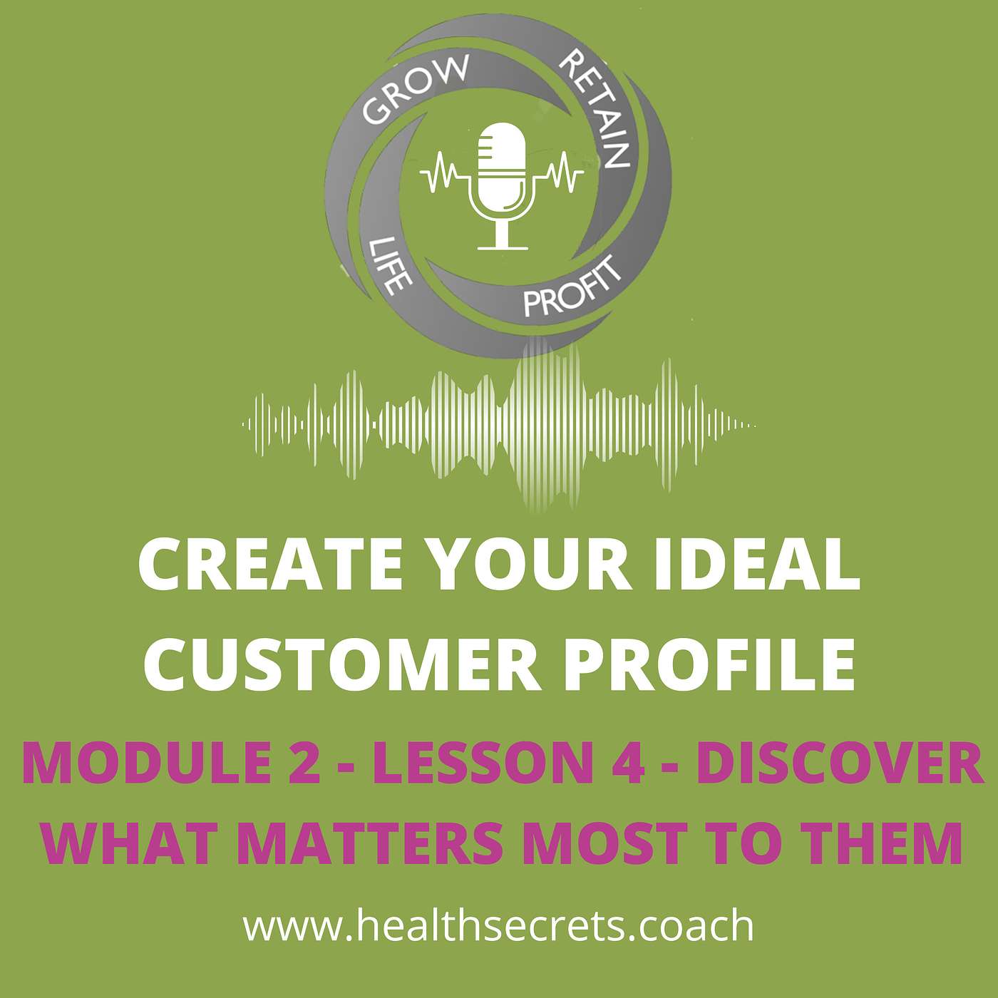 9. Create Your Ideal Patient Profile - Module 2 Lesson 4 - Discover What Matters Most to Them