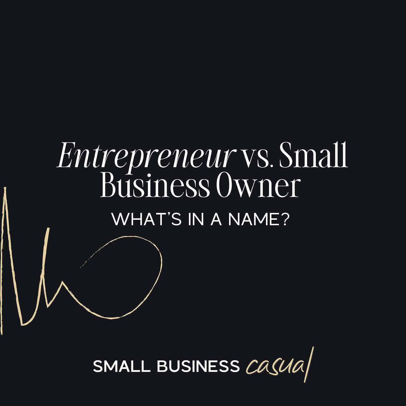 Entrepreneur vs. Small Business Owner: What's in a Name? Entrepreneur vs. Small Business Owner: What's in a Name?