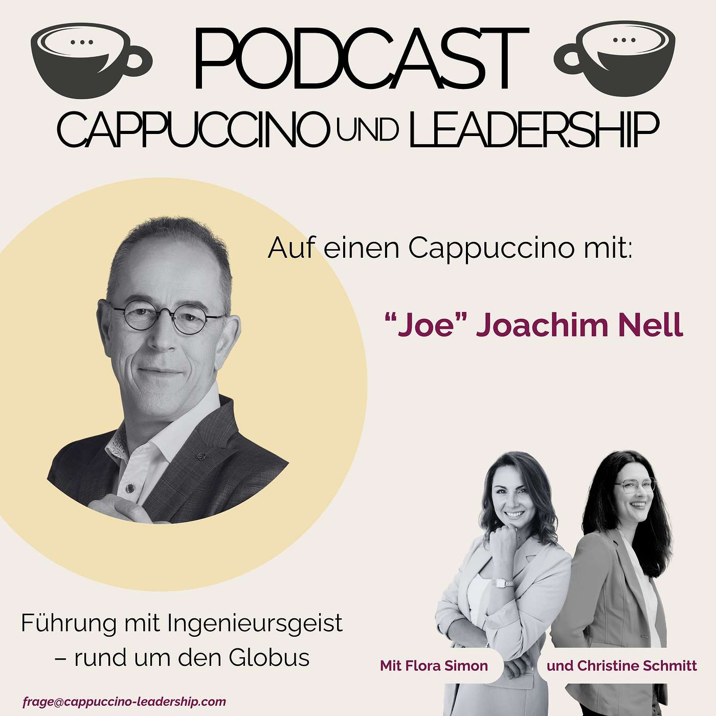 Folge 46 - Auf einen Cappuccino mit Joe (Joachim) Nell. Führung mit Ingenieursgeist – rund um den Globus episode artwork