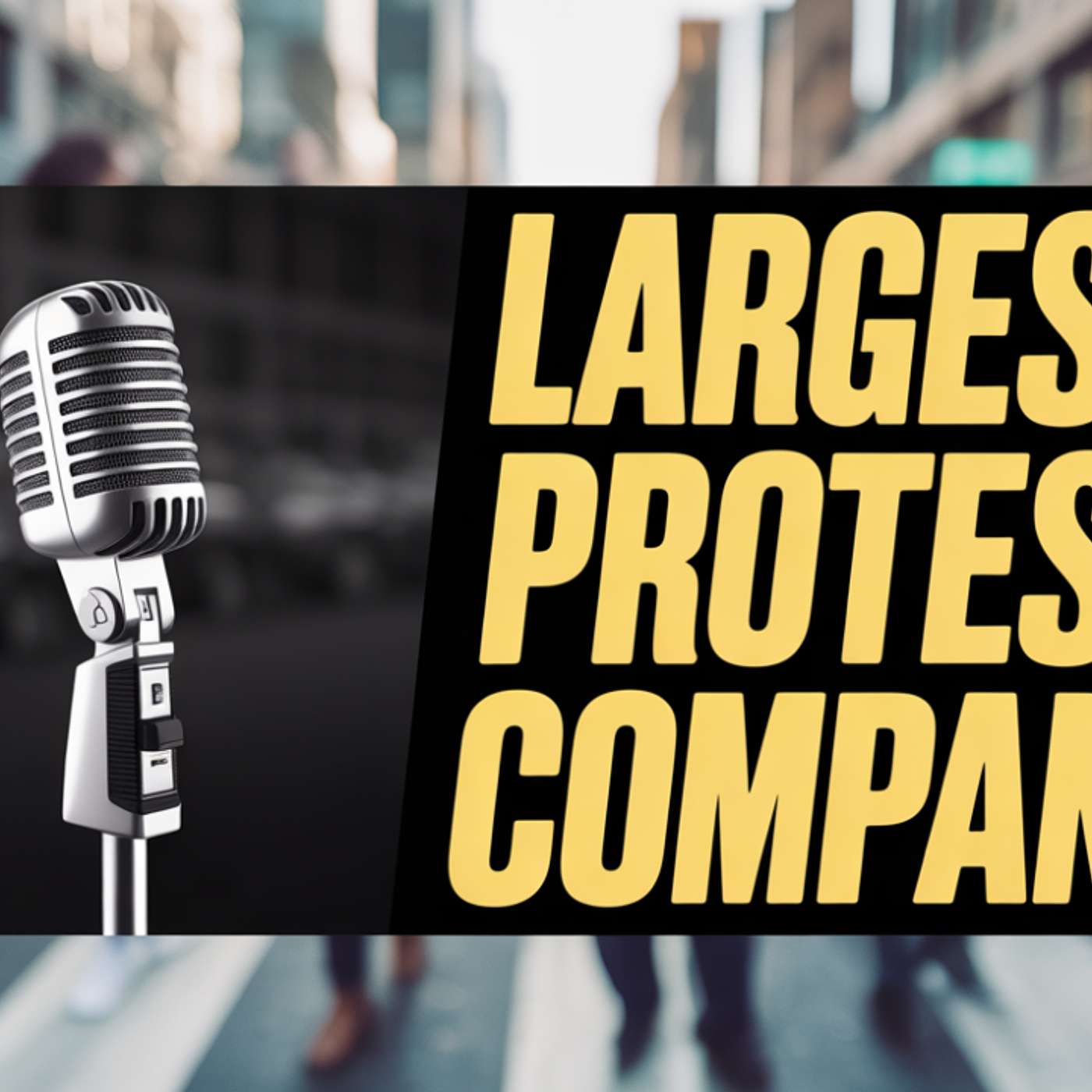 Protest is like an advertisement.