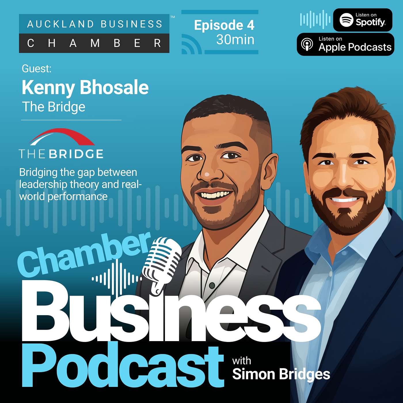 Bridging the gap between leadership theory and real world - Chamber Business Podcast with Kenny Bhosale, The Bridge🎙️ episode artwork