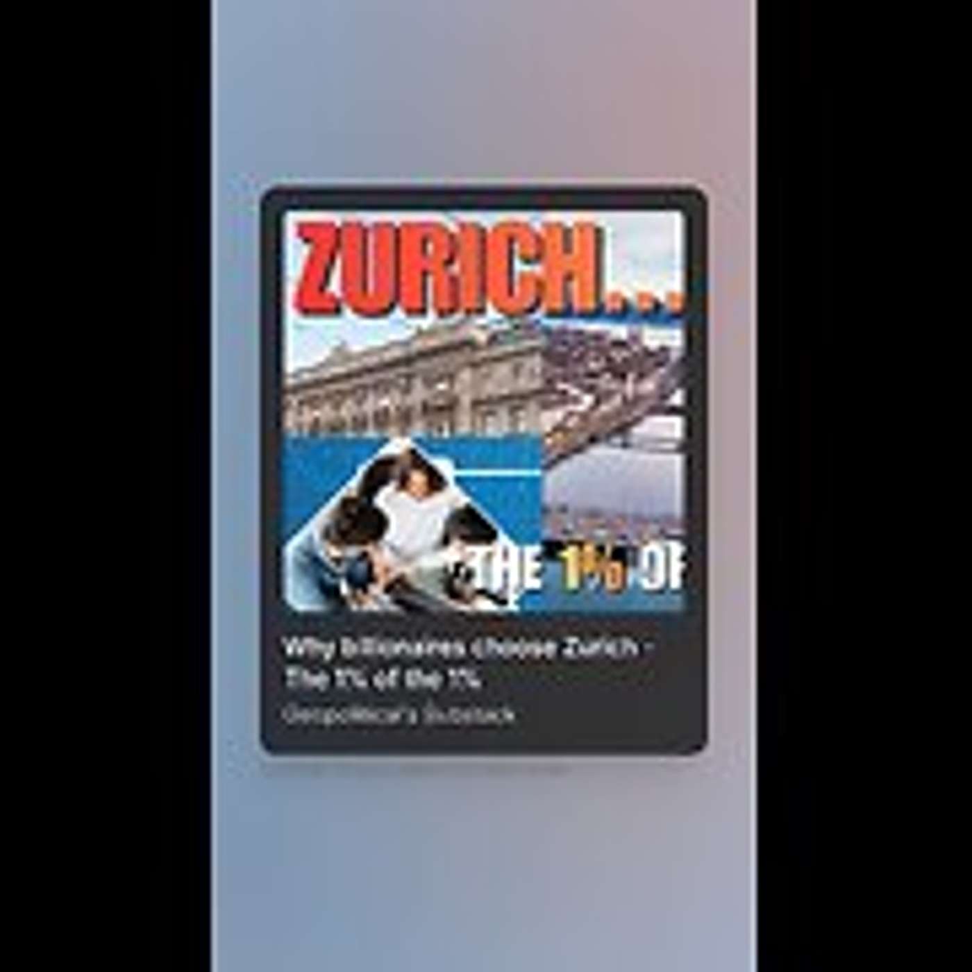 Zurich - Why Billionaires Choose Zurich