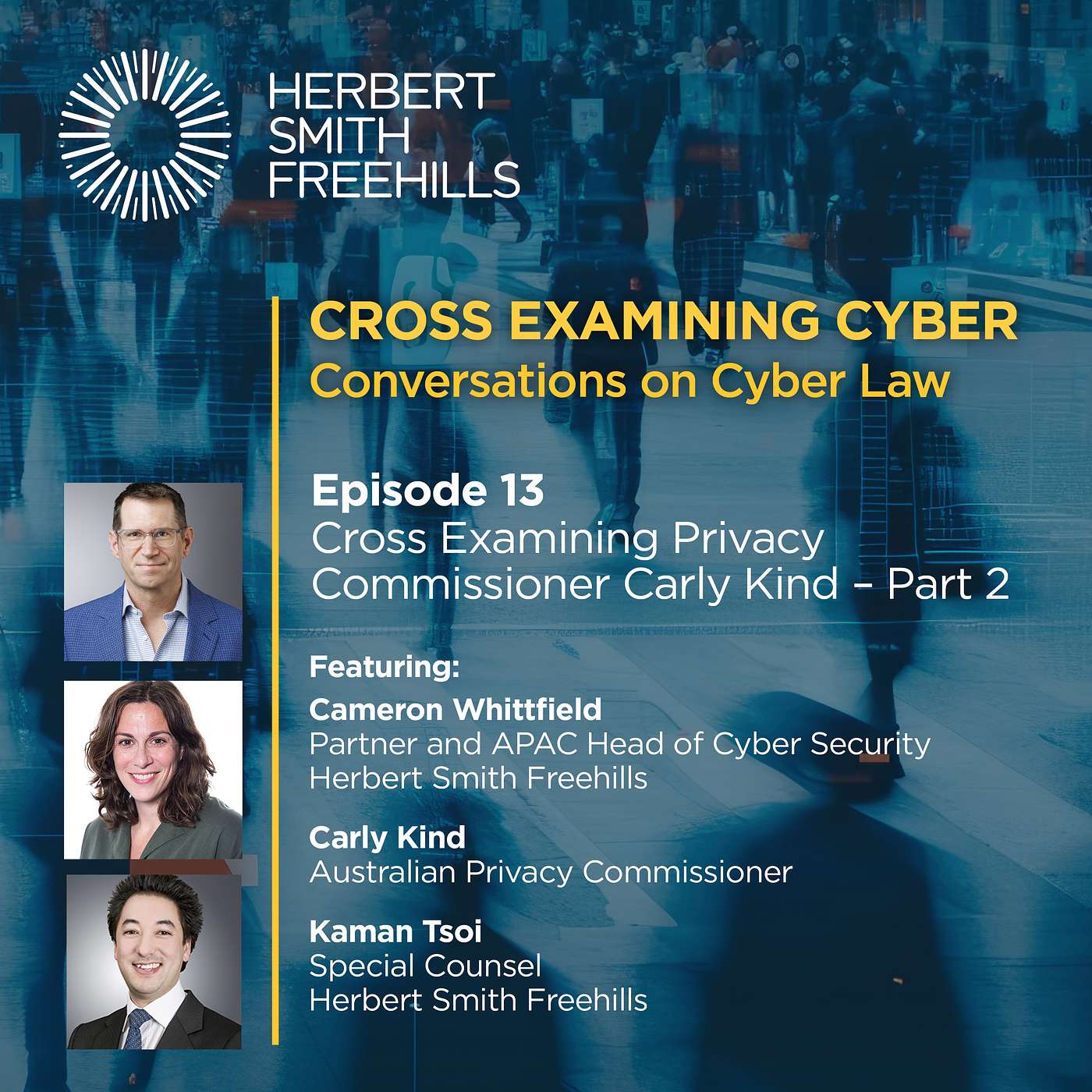 Cross Examining Cyber EP13: Cross Examining Privacy Commissioner Carly Kind – Part 2 episode artwork